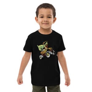 KDPF Braveheart Roaring Forward Organic Kids T-shirt