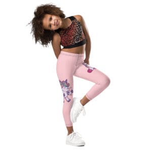 KDPF Braveheart Unicorn Pink Tights for Kids