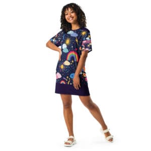 KDPF Braveheart Rainbow Streetstyle T-shirt Dress