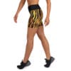 KDPF Braveheart Tiger-striped Yoga Shorts - Image 2