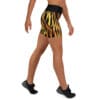 KDPF Braveheart Tiger-striped Yoga Shorts - Image 3