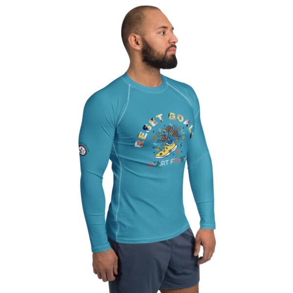 KDPF Braveheart Desired Outcome Men's Rash Guard - Image 4