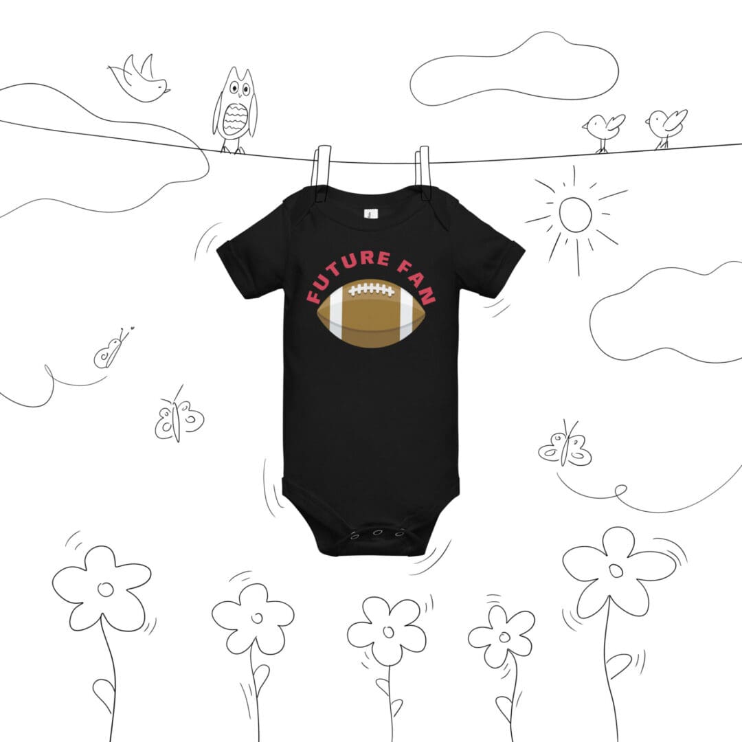KDPF Braveheart Football Fan Baby One Piece - Image 2