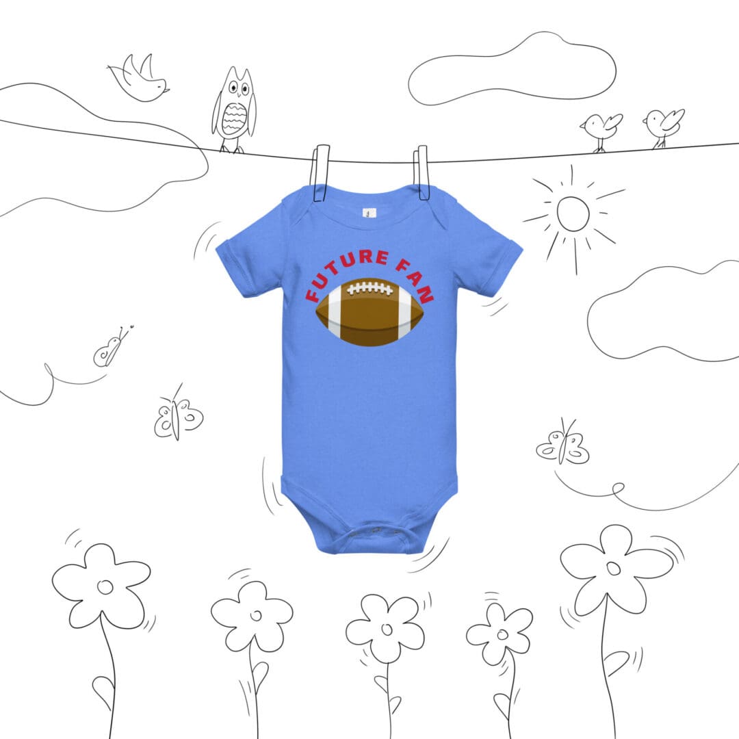 KDPF Braveheart Football Fan Baby One Piece - Image 6
