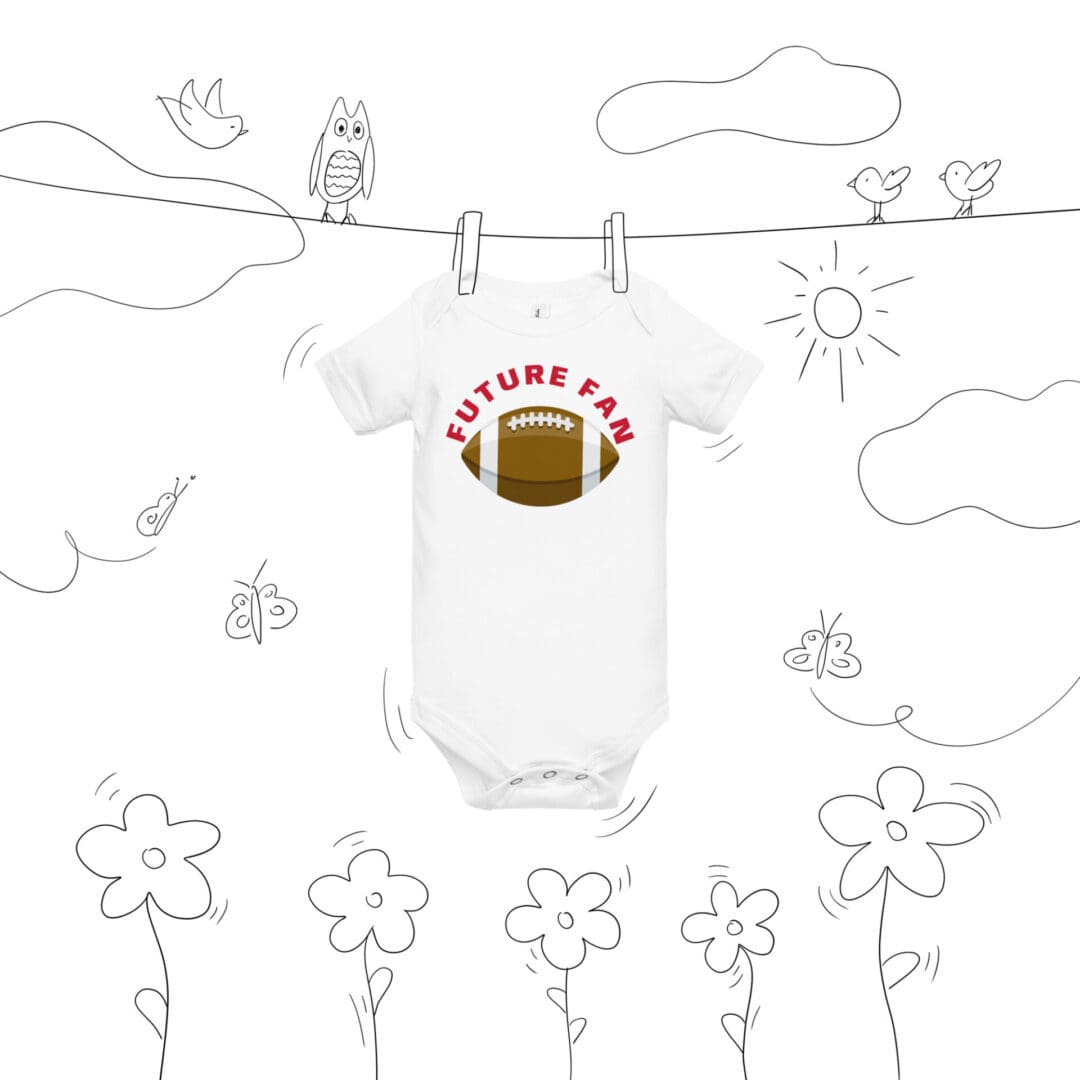 KDPF Braveheart Football Fan Baby One Piece - Image 13