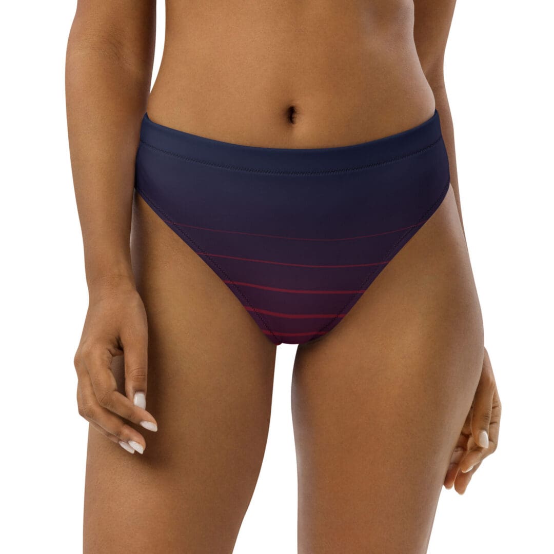 KDPF Braveheart Recycled Midnight Bikini Bottom - Image 2