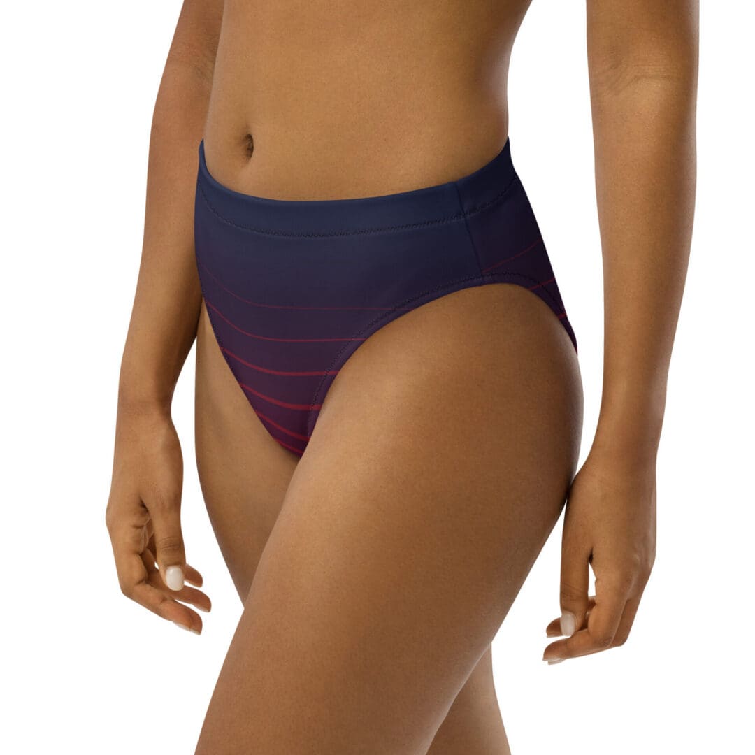 KDPF Braveheart Recycled Midnight Bikini Bottom - Image 4