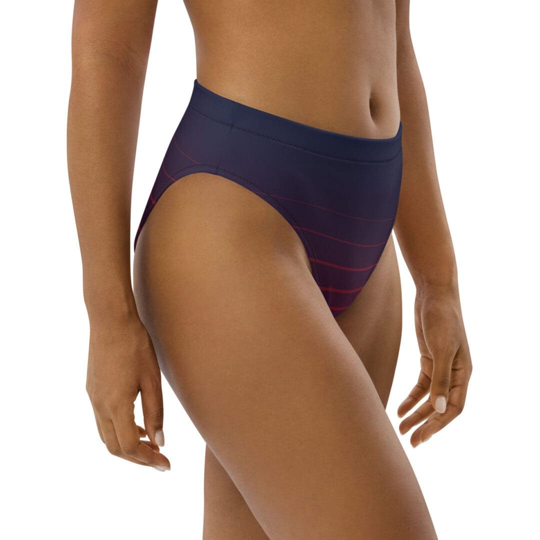 KDPF Braveheart Recycled Midnight Bikini Bottom - Image 3