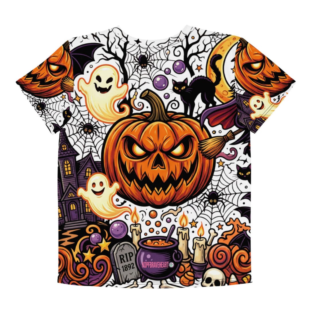 KDPF Braveheart Haunted Pumpkin Youth Tee - Image 3