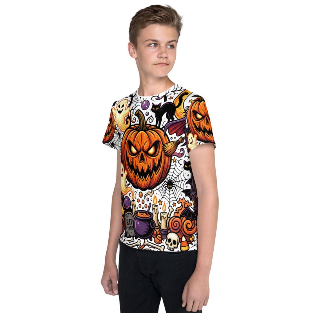 KDPF Braveheart Haunted Pumpkin Youth Tee - Image 6