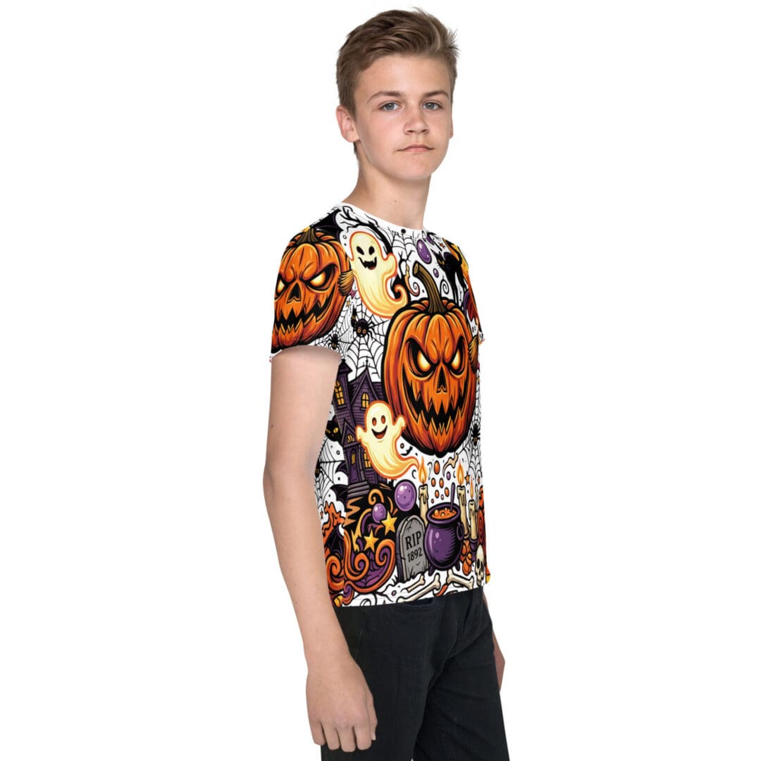KDPF Braveheart Haunted Pumpkin Youth Tee - Image 5