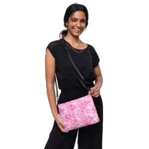 KDPF Braveheart Pink Impressions Crossbody Bag