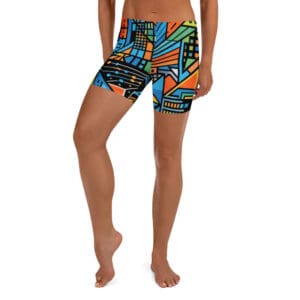 KDPF Braveheart Urban Mosaic Bike Shorts