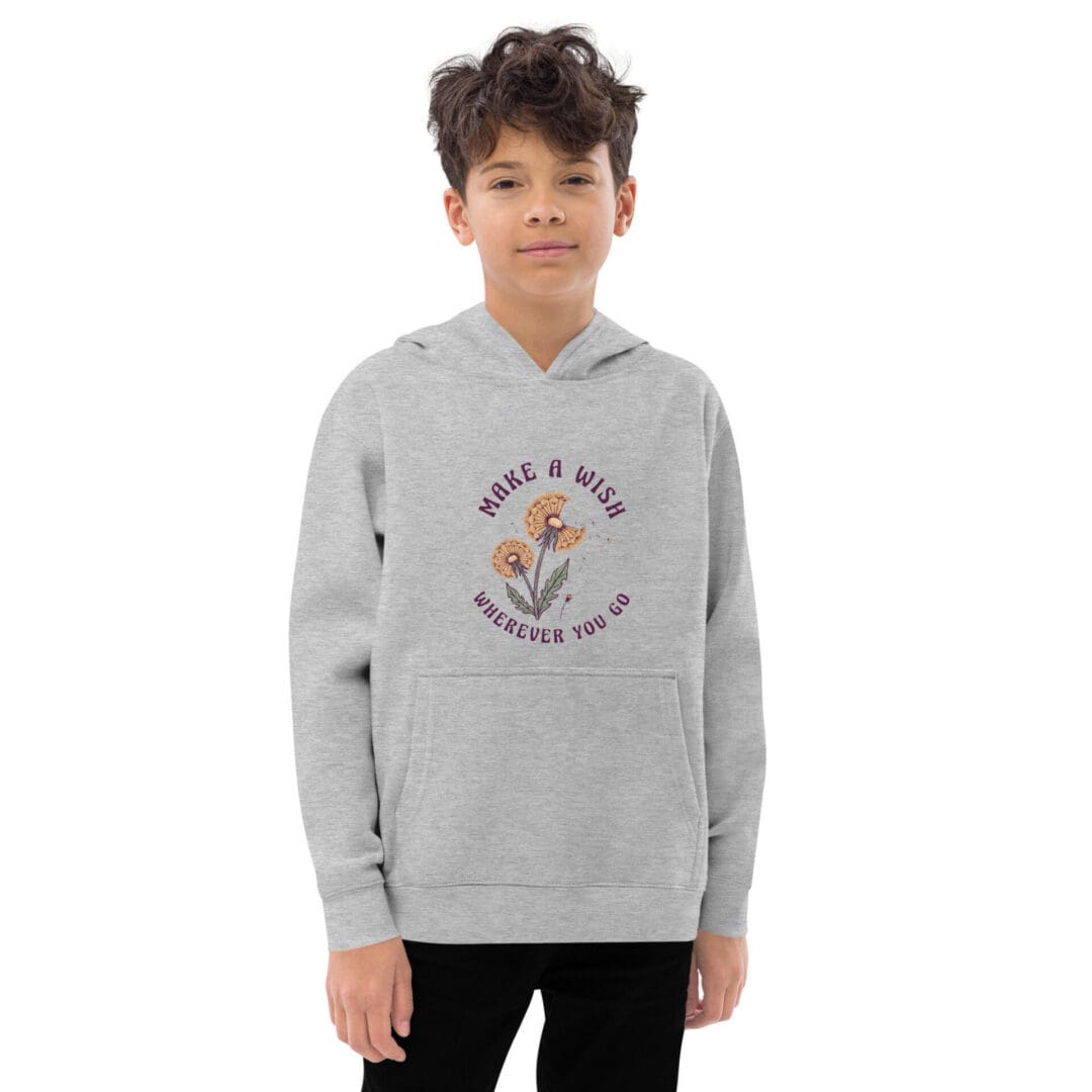 KDPF Braveheart Wish Upon Wildflowers Kids Hoodie - Image 6