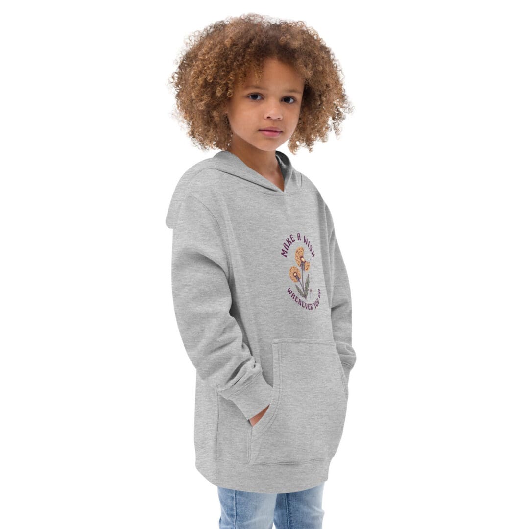 KDPF Braveheart Wish Upon Wildflowers Kids Hoodie - Image 11