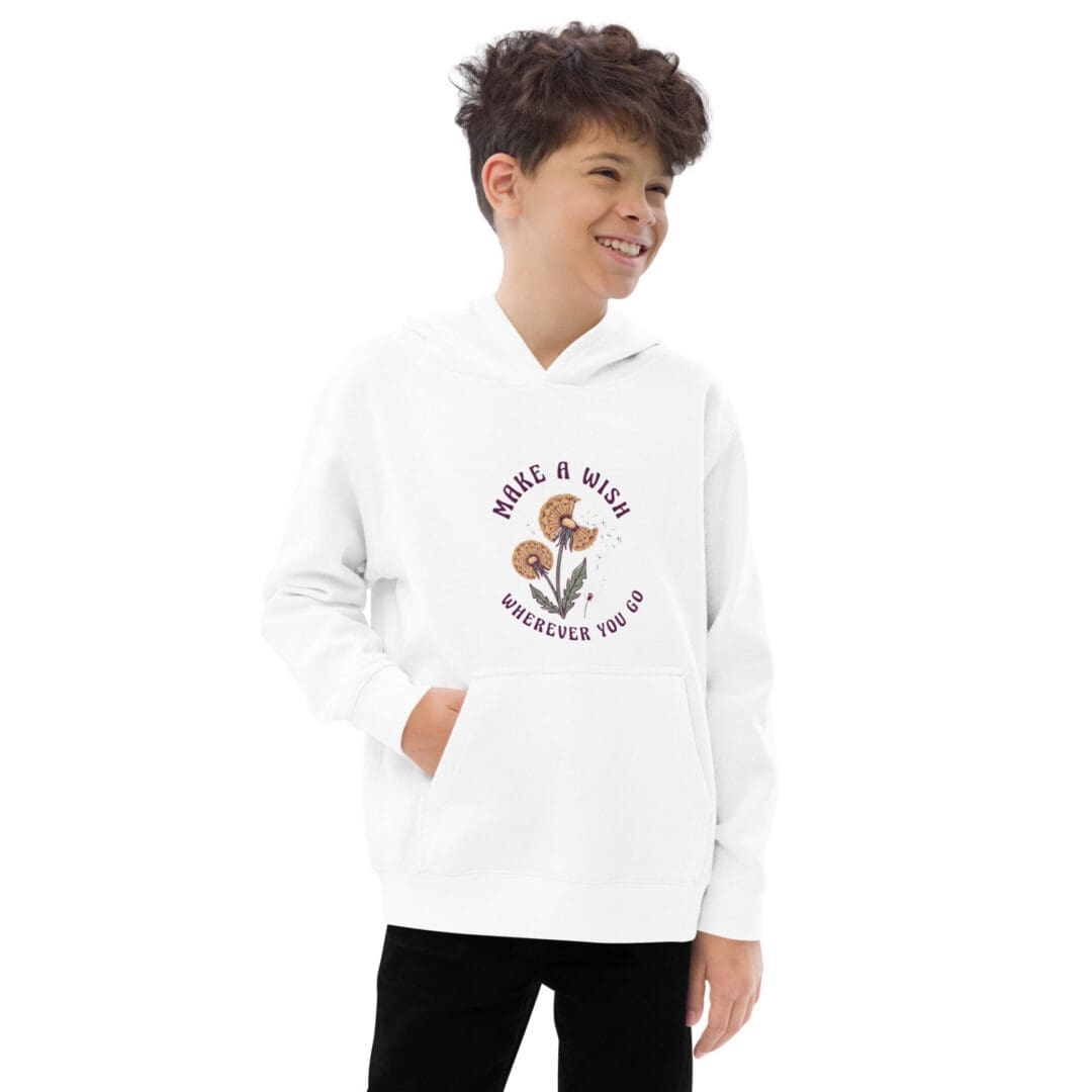 KDPF Braveheart Wish Upon Wildflowers Kids Hoodie - Image 8