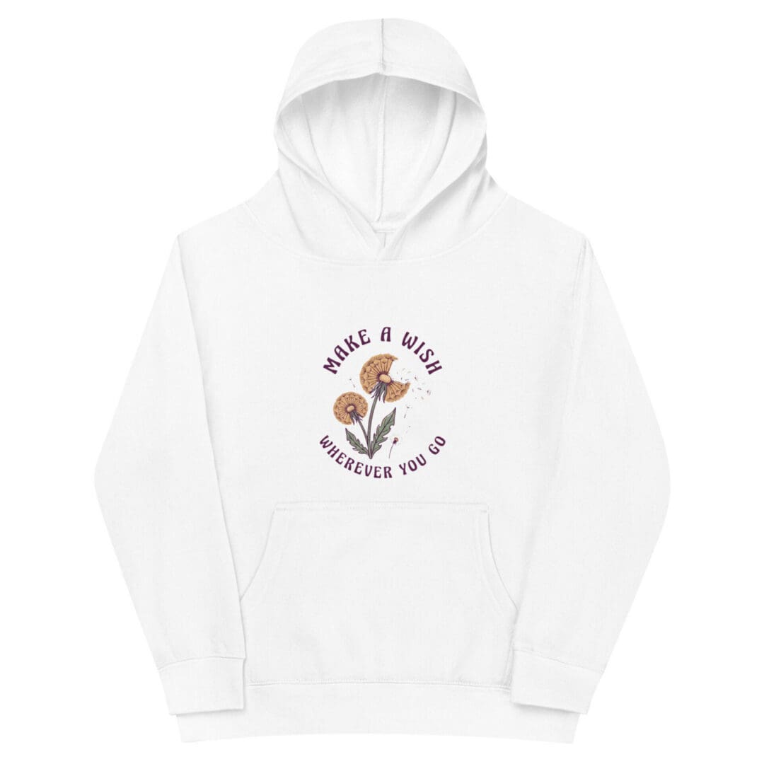 KDPF Braveheart Wish Upon Wildflowers Kids Hoodie - Image 3