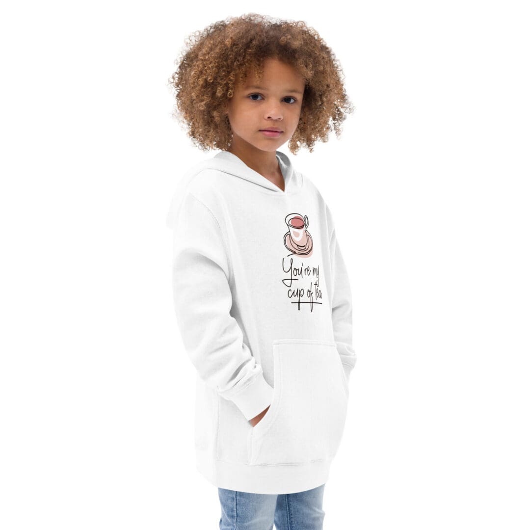 KDPF Braveheart Cup of Tea Kids Fleece Hoodie - Image 9