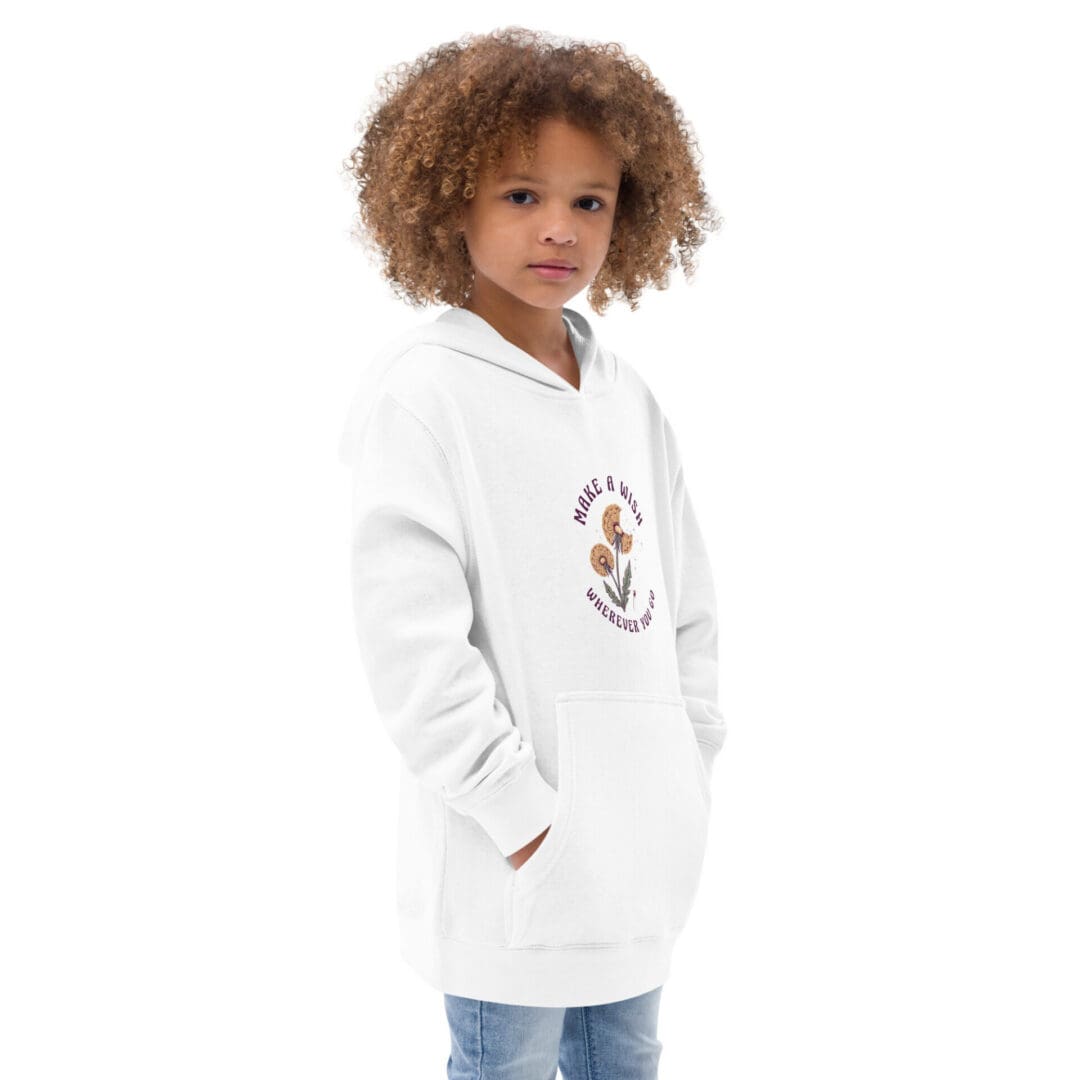 KDPF Braveheart Wish Upon Wildflowers Kids Hoodie - Image 12