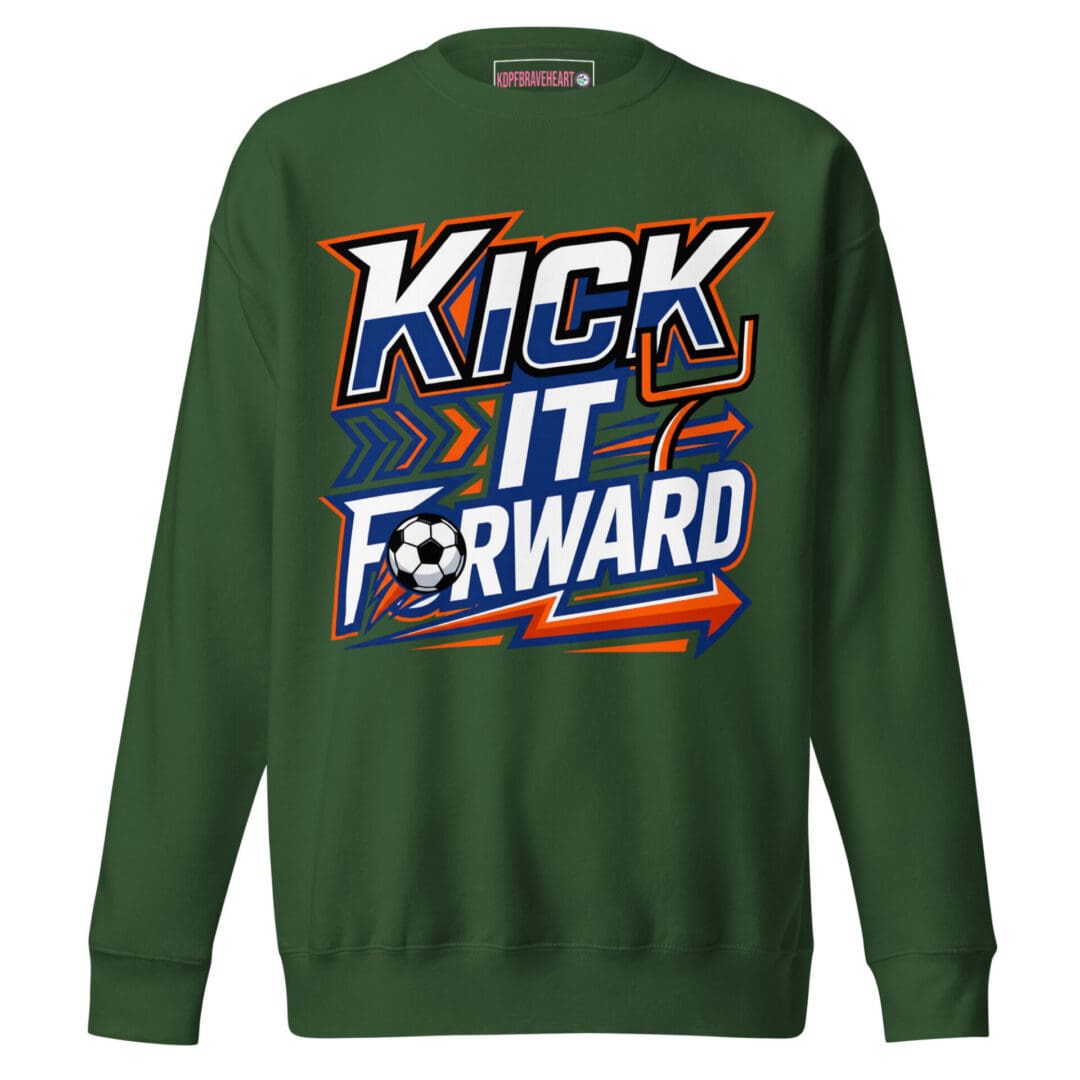 KDPF Braveheart Kick into Action Unisex Sweatshirt - Image 25