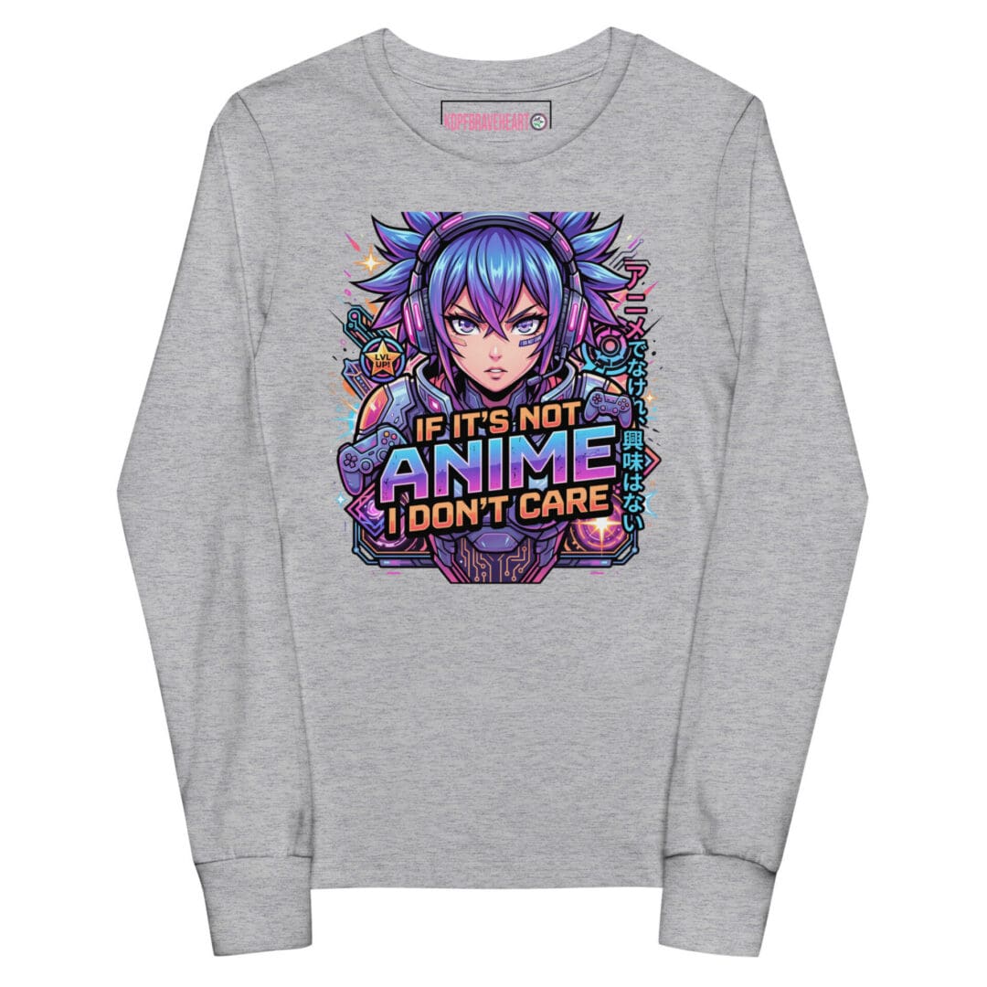 KDPF Braveheart Anime Is Life Youth Tee - Image 3
