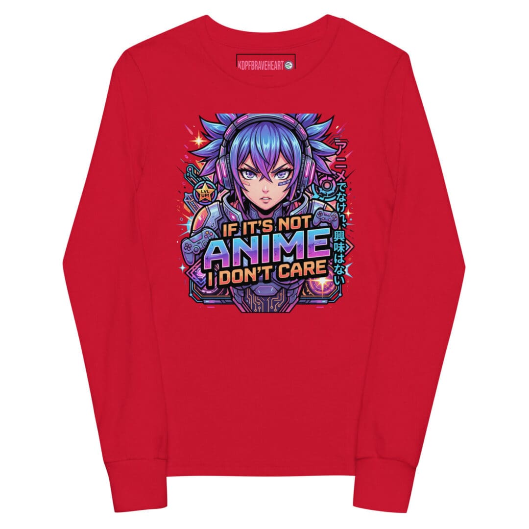 KDPF Braveheart Anime Is Life Youth Tee - Image 4